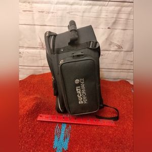 Ducati Helmet Bag. Great Condition. Crossbody Strap. Tank or Seat Mount?